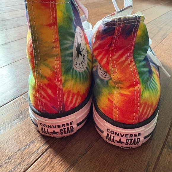 Colorful Tie-Dye High-Top Kids Shoes - Picture 2 of 6